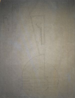 Artwork: Modern Sculpture with Horse Motif (Study), c. 1967 (RLCR 1468)