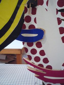 Brushstroke Head II (Model), c. 1986 (RLCR 3509). Detail