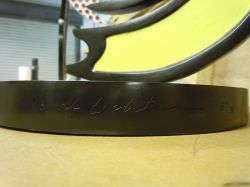 Brushstroke Head III, 1987 (fabricated 1987–88) RLCR 3684.1/6.  Example of inscription