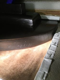 Mirror II, 1977 (fabricated 1977, posthumous 0/3 fabricated 2021) RLCR 2635.3/3.  Inscription