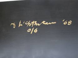 Modern Sculpture with Three Voids, 1968 (fabricated 1968) RLCR 1568.0/6.  Inscription