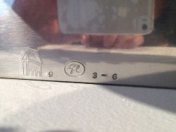 Modern Sculpture with Intersecting Arcs, 1968 (fabricated 1968) RLCR 1564.3/6.  Inscription