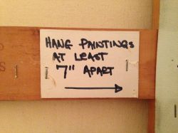 Rouen Cathedral, Set I, 1968 (RLCR 1593). Label on middle panel stretcher