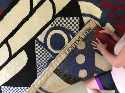 Modern Tapestry, 1967 (manufactured 1968–1973) RLCR 1509.unkn15.  Stitched artist's name