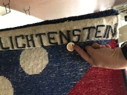 Modern Tapestry, 1967 (manufactured 1968–1973) RLCR 1509.unkn20.  Stitched artist's name