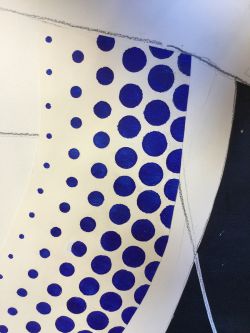 Untitled Shirt (Study), c. 1979 (RLCR 2858). Detail