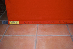 Pistol Banner, 1964 (fabricated and published 1964) RLCR 940.12/20 (LC 160).  Publisher's label and inscription