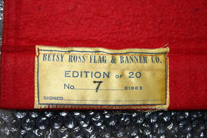 Pistol Banner, 1964 (fabricated and published 1964) RLCR 940.7/20[1].  Publisher’s label with edition number