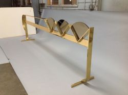 Modern Sculpture with Three Discs, c. 1967 (fabricated 1967–69) RLCR 1505.1/3.  Side view