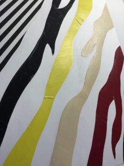 Unfurled (After Morris Louis) (Study), 1973 (RLCR 2239). Detail