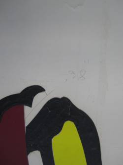 Brushstrokes in Flight (Study), 1982 (RLCR 3108). Detail