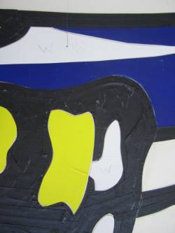 Brushstrokes in Flight (Study), 1982 (RLCR 3108). Detail