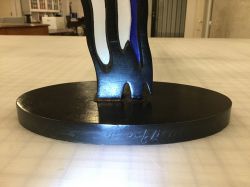 Brushstroke, 1981 (fabricated 1981, posthumous 0/6 fabricated 2021) RLCR 3014.1/6.  Inscription