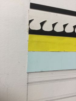 Entablature VI (Study), 1975 (RLCR 2364). Detail