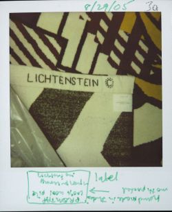 Amerind Landscape Tapestry, 1979 (manufactured c. 1979–85) RLCR 2869.AC.version3a.  Stitched artist's name