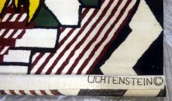 Amerind Landscape Tapestry, 1979 (manufactured c. 1979–85) RLCR 2869.unkn03.version3b.  Stitched artist's name