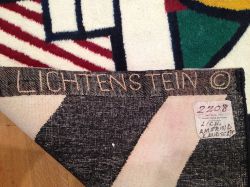 Amerind Landscape Tapestry, 1979 (manufactured c. 1979–85) RLCR 2869.unkn06.version5b.  Stitched artist's name