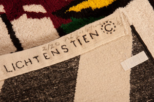 Amerind Landscape Tapestry, 1979 (manufactured c. 1979–85) RLCR 2869.2/20.version2a.  Signature