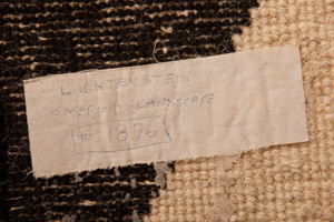 Amerind Landscape Tapestry, 1979 (manufactured c. 1979–85) RLCR 2869.2/20.version2a.  Verso detail