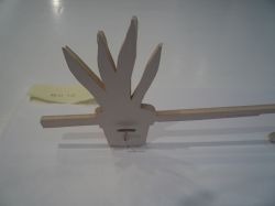 Chair, Table and Flower Pot (Maquette), c. 1992–93 (RLCR 4180). Verso detail