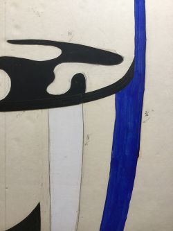 Glass II (Study), 1976 (RLCR 2474). Detail