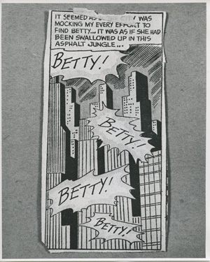 Betty! Betty! (Study), 1963 (RLCR 752). Source clipping originally adhered to back of frame