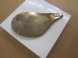 Teardrop Pendant, c. 1965 (fabricated c. 1966–67) RLCR 1282.1/6.  Inscription