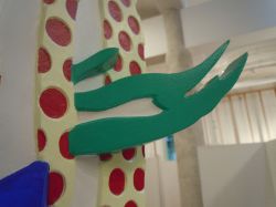 Metallic Brushstroke Head (Maquette), 1993 (RLCR 4221). Detail