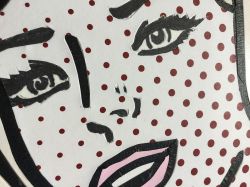 Nudes with Beach Ball (Study), 1994 (RLCR 4311). Detail