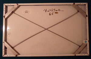 Sunrise, c. 1964 (fabricated c. 1964–65) RLCR 1010.LC-244 (LC 244).  Verso