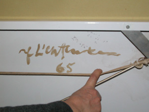 Sunrise, c. 1964 (fabricated c. 1964–65) RLCR 1010.LC-252 (LC 252).  Verso detail