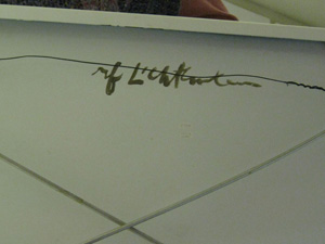 Sunrise, c. 1964 (fabricated c. 1964–65) RLCR 1010.LC-253 (LC 253).  Verso detail