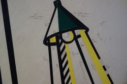 Lamp I and Lamp II (Studies), c. 1977 (RLCR 2616.1). Detail