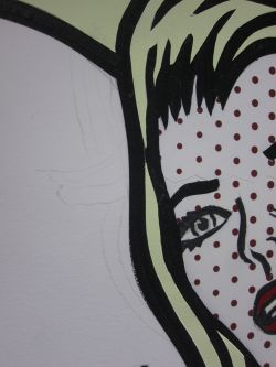 Nude with Beach Ball (Study), 1994 (RLCR 4291). Detail