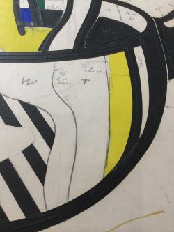 Cup and Saucer II and Lamp on Table (Studies), 1976 (RLCR 2436). Detail