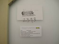 Bedroom (Study), 1991 (RLCR 4000). Label on backing board