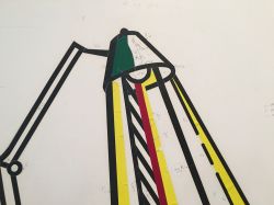 Lamp on Table (Study), 1977 (RLCR 2621). Detail