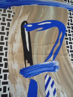 Brushstroke Contest (Study), 1987 (RLCR 3612). Detail