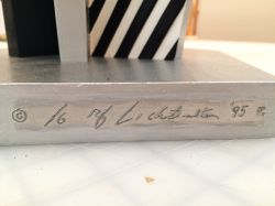 Cityscape (Prototype), 1995 (RLCR 4364). Base with design for signature