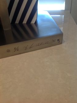 Cityscape, 1995 (fabricated 1995–96) RLCR 4454.5/6.  Inscription