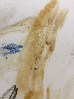 Untitled, c. 1959 (RLCR 556). Detail of resin and dirt