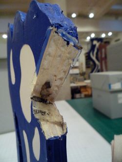 Brushstroke Sculpture (Maquette), c. 1996 (RLCR 4467). Detail