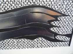 Two Paintings: Beach Ball (Study), 1983 (RLCR 3270). Detail