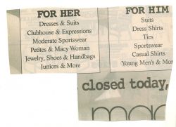 NY Central Large Beige Sketchbook, Drawings in this book c. 1986–94 (RLCR 3602). Loose newspaper clipping (inside front cover)