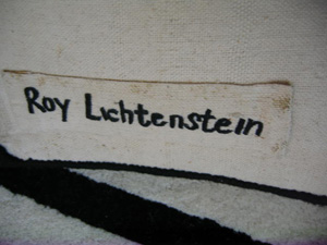 Composition Tapestry, c. 1986 (published after 1990) Label on verso (tapestry in a private collection)