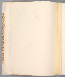 Piazzesi Romboli Sketchbook, Drawings in this book c. 1982–93 (RLCR 3181). Dimensions written by the artist (page 16v)