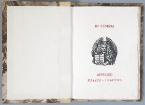 Piazzesi Pavone Sketchbook, Drawings in this book c. 1980–89, 1994 (RLCR 3001). Title page (page 1)