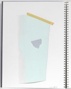 Wolf Kahn Medium Sketchbook [1], Drawings in this book 1997 (RLCR 4749). Page 2v