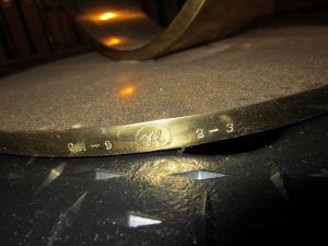 Modern Sculpture with Velvet Rope, 1968 (fabricated 1968–69) RLCR 1629.2/3 (LC 502).  Inscription