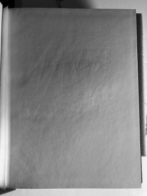 Black Sketchbook [2], Drawings originating in this book 1973, drawings likely originating in this book 1967, 1973 (RLCR 1508). Linear depressions on page 134 matching the drawing RLCR 2178, Sailboats (Study)